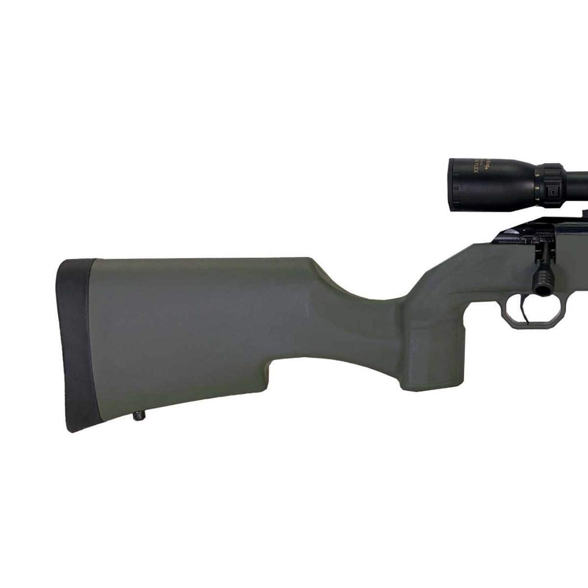 Howa M1100 Matte Green Bolt Action Rifle - 17 HMR -18in - Green Howa M1100 Matte Green Bolt Action Rifle - 17 HMR -18in - Green