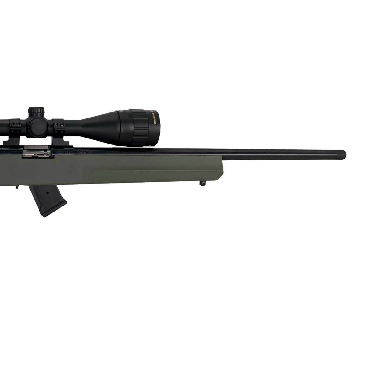 Howa M1100 Matte Green Bolt Action Rifle - 22 WMR (22 Mag) - 18in - Green Howa M1100 Matte Green Bolt Action Rifle - 22 WMR (22 Mag) - 18in - Green