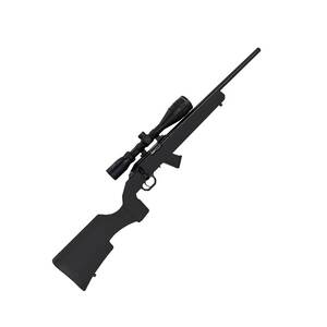 Howa M1100 Scoped Black Bolt Action Rifle - 22 WMR (22 Mag) - 18in