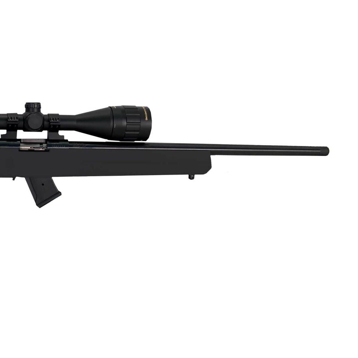 Howa M1100 Scoped Black Bolt Action Rifle - 22 WMR (22 Mag) - 18in - Black Howa M1100 Scoped Black Bolt Action Rifle - 22 WMR (22 Mag) - 18in - Black