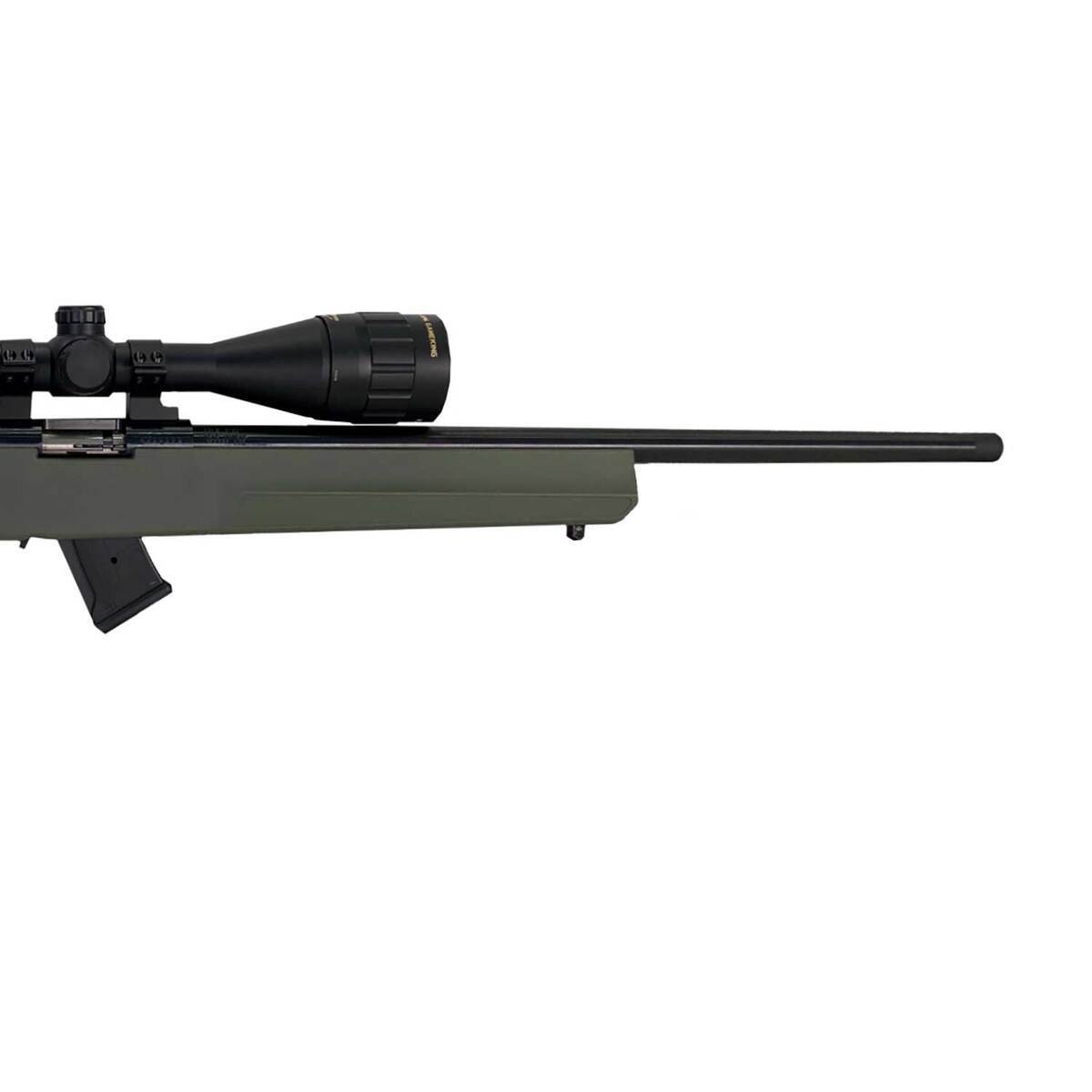 Howa M1100 Scoped Matte Green Bolt Action Rifle - 22 WMR (22 Mag) - 18in - Green Howa M1100 Scoped Matte Green Bolt Action Rifle - 22 WMR (22 Mag) - 18in - Green