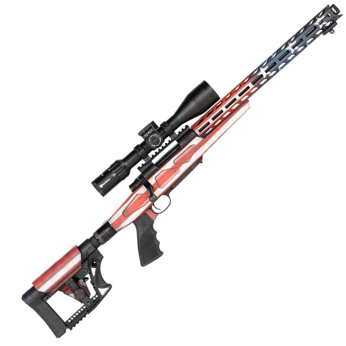 Howa M1500 American Flag Cerakote Bolt Action Rifle - 308 Winchester - 16.25in - American Flag Howa M1500 American Flag Cerakote Bolt Action Rifle - 308 Winchester - 16.25in - American Flag
