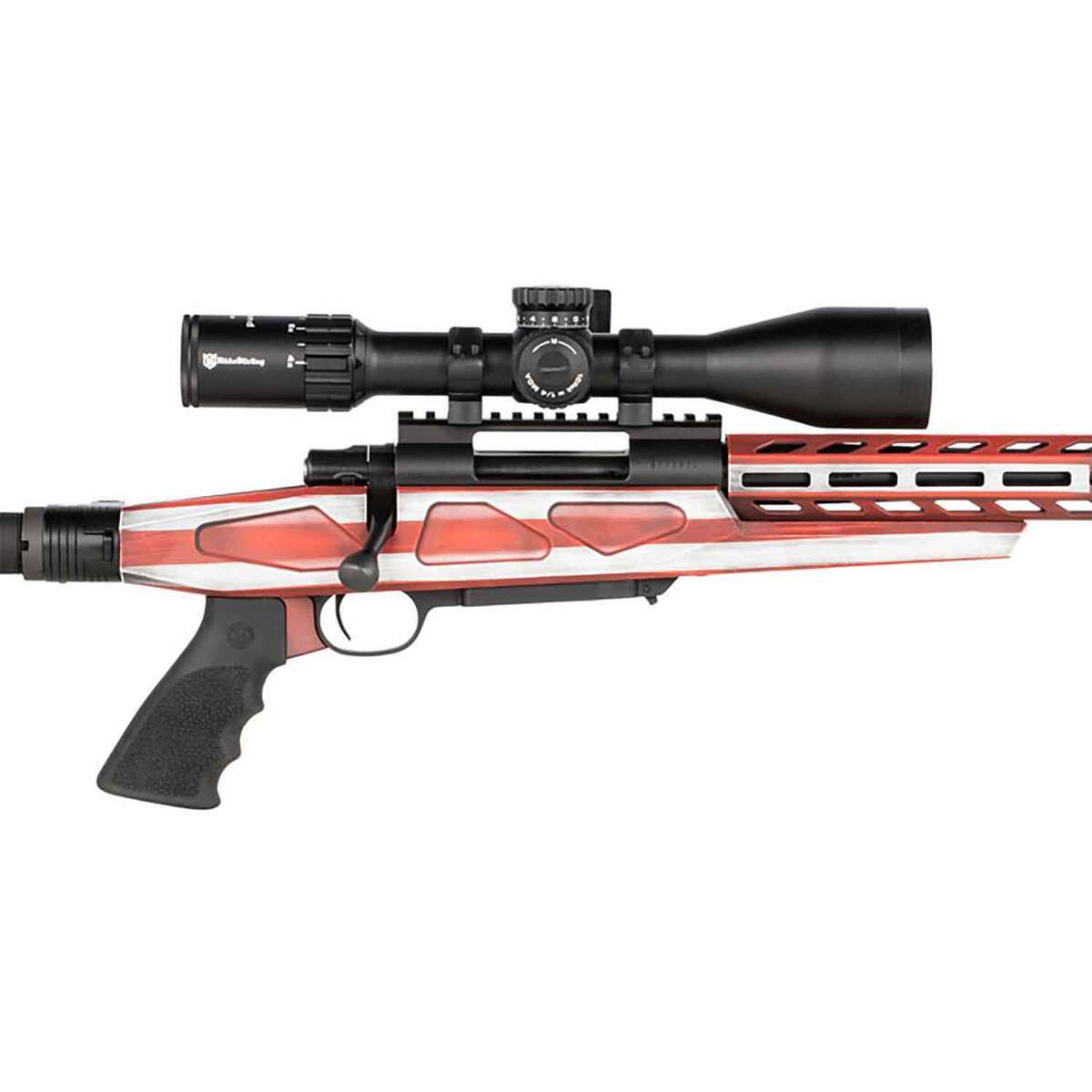 Howa M1500 American Flag Cerakote Bolt Action Rifle - 308 Winchester - 16.25in - American Flag Howa M1500 American Flag Cerakote Bolt Action Rifle - 308 Winchester - 16.25in - American Flag