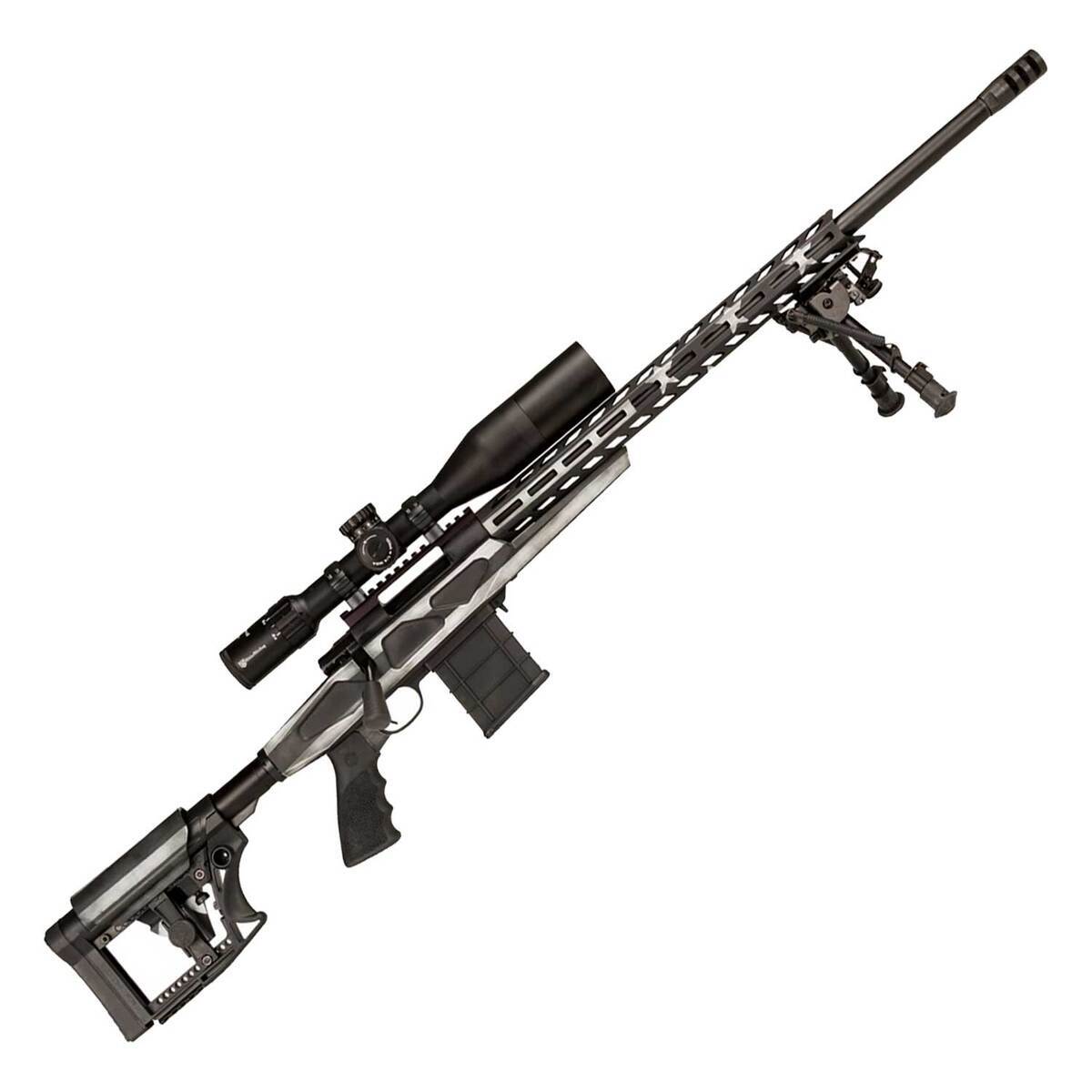 Howa M1500 APC Chassis American Flag Grayscale Cerakote Bolt Action ...