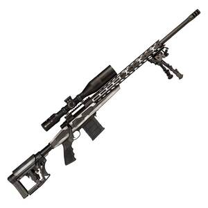 Howa M1500 APC Chassis American Flag Grayscale Cerakote Bolt Action Rifle - 308 Winchester - 24in
