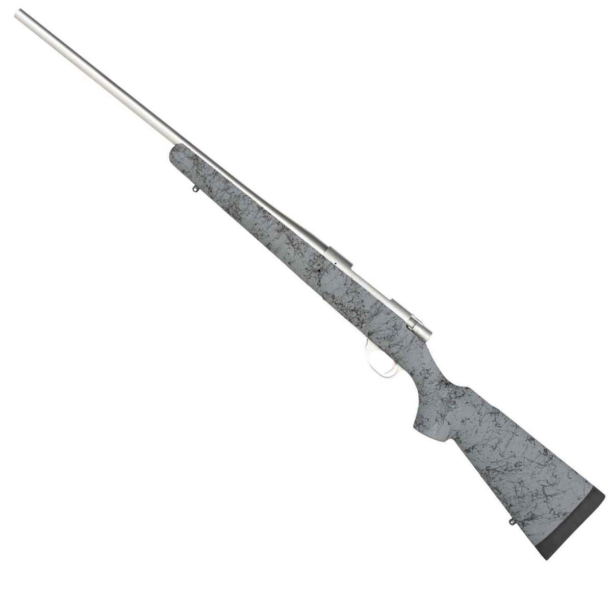 Howa M1500 Gray w / Black Webbing Bolt Action Rifle - 6.5 Creedmoor - 22in - Gray Howa M1500 Gray w / Black Webbing Bolt Action Rifle - 6.5 Creedmoor - 22in - Gray