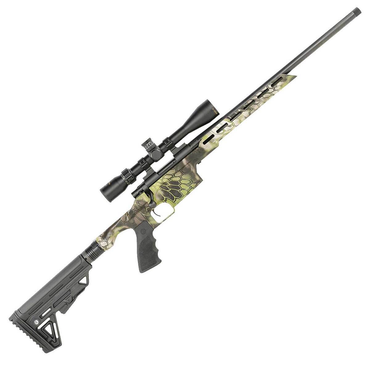 Howa M1500 Mini Excl Lite Black/Kryptek Obskura Camo Bolt Action Rifle - 223 Remington - 20in - Camo Howa M1500 Mini Excl Lite Black/Kryptek Obskura Camo Bolt Action Rifle - 223 Remington - 20in - Camo