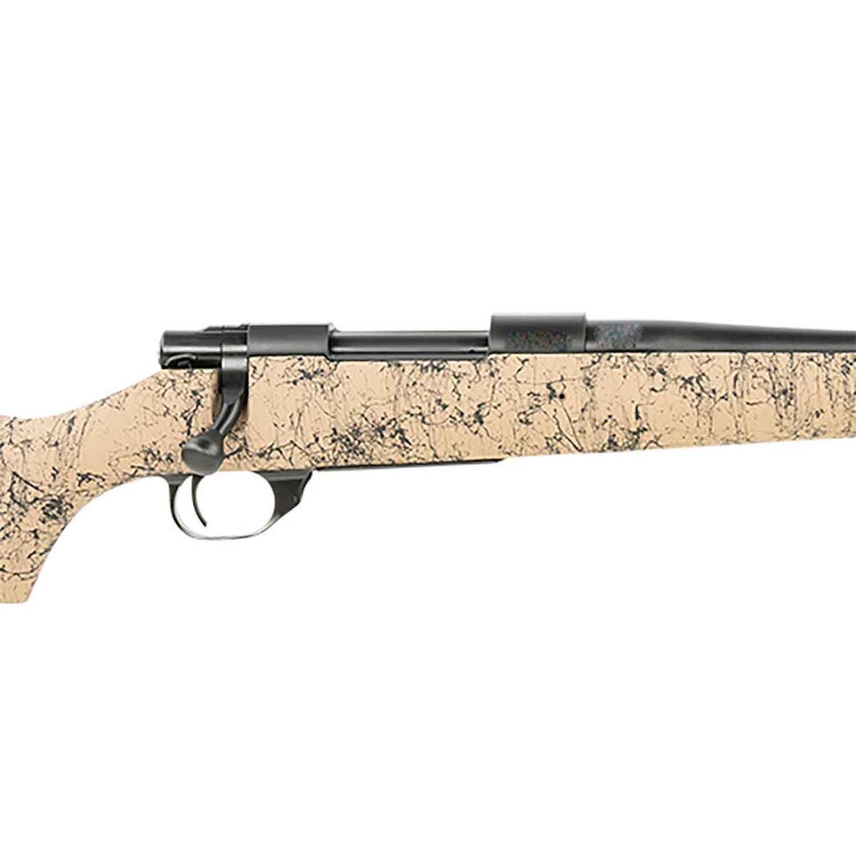 Howa M1500 Tan w / Black Webbing Bolt Action Rifle - 308 Winchester - 22in - Tan Howa M1500 Tan w / Black Webbing Bolt Action Rifle - 308 Winchester - 22in - Tan