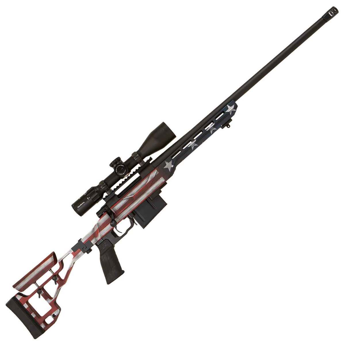 Howa TSP X PKG Anodized/American Flag Bolt Action Rifle - 300 PRC - 24in - Camo Howa TSP X PKG Anodized/American Flag Bolt Action Rifle - 300 PRC - 24in - Camo