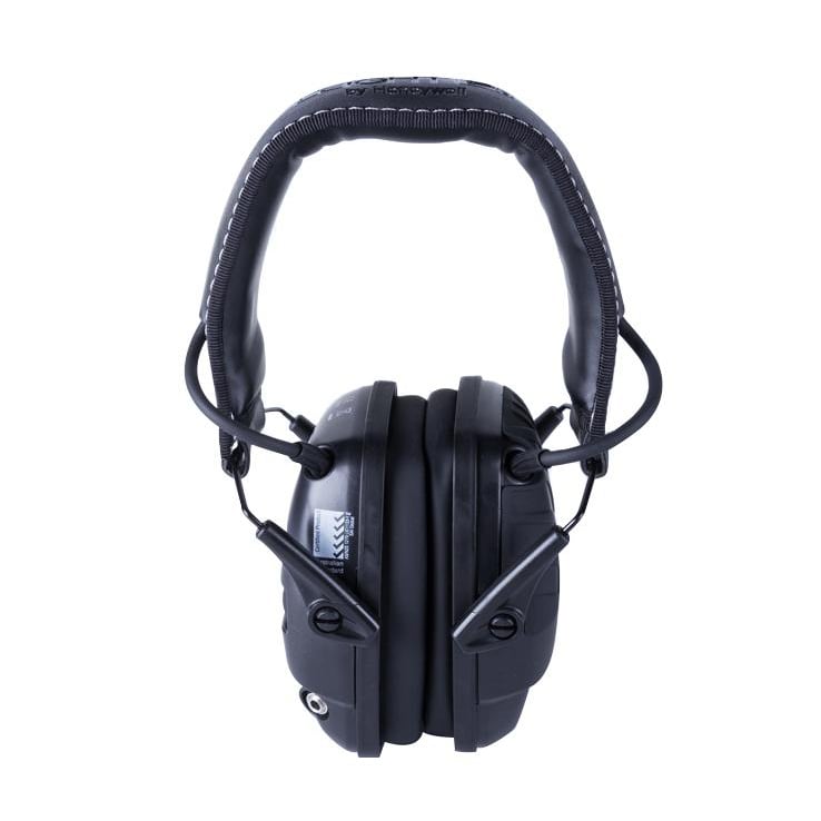Howard Leight Black Impact Sport Electronic Earmuffs - Black - Black Howard Leight Black Impact Sport Electronic Earmuffs - Black - Black