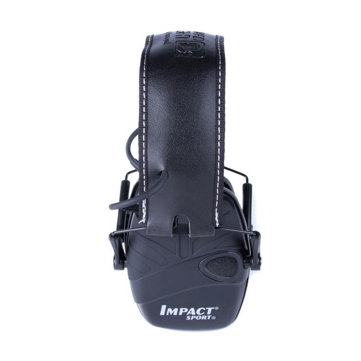 Howard Leight Black Impact Sport Electronic Earmuffs - Black - Black Howard Leight Black Impact Sport Electronic Earmuffs - Black - Black