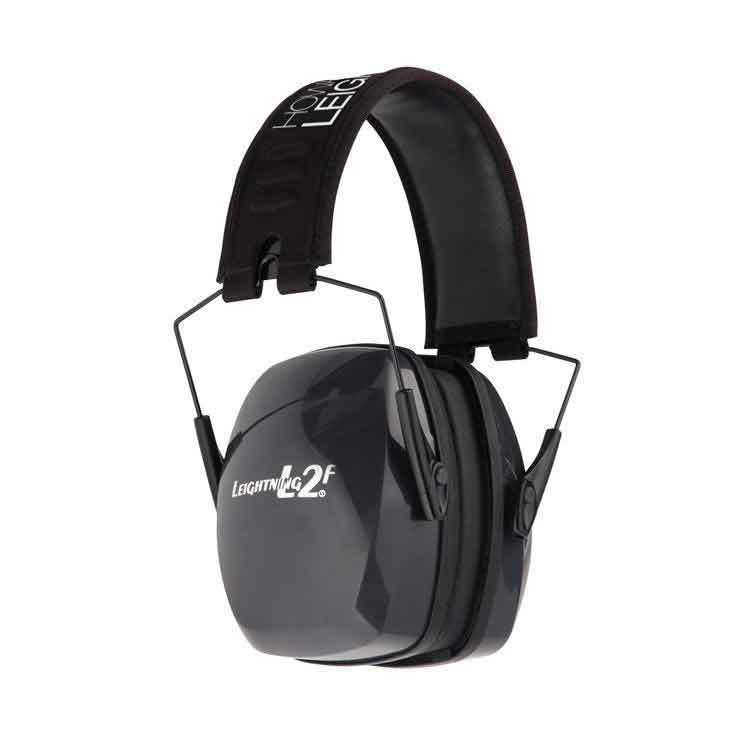 Howard Leight Leightning L2F Folding Passive Earmuffs - Black - Black Howard Leight Leightning L2F Folding Passive Earmuffs - Black - Black