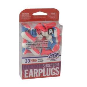 Howard Leight Super Leight USA Disposable Passive Earplugs - Red/White/Blue