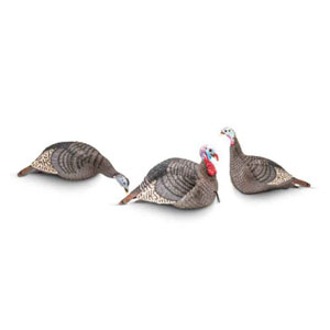 H.S. Strut Lite Flock 3 Pack Turkey Decoys