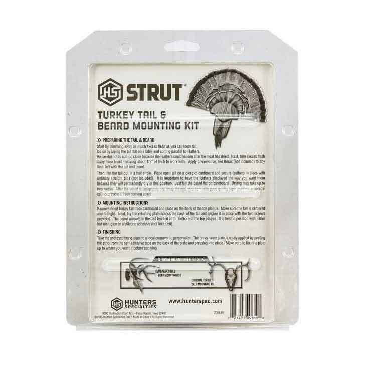 H.S. Strut Turkey Tail & Beard Mounting Kit H.S. Strut Turkey Tail & Beard Mounting Kit