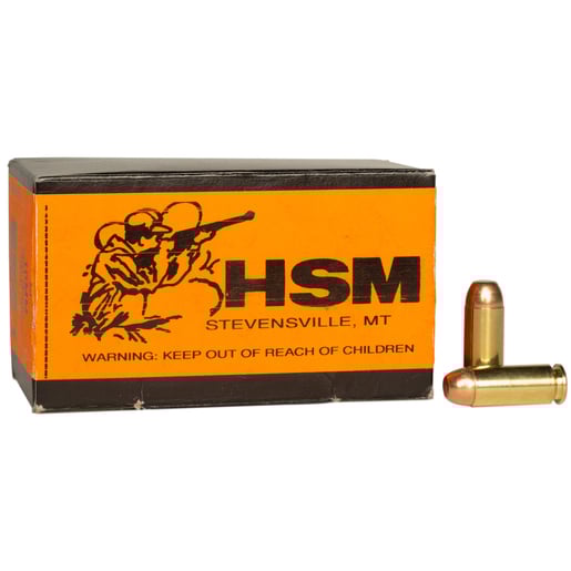 HSM 10mm Auto 200gr FMJ Handgun Ammo Ammo - 50 Rounds 50 Rounds Ammo