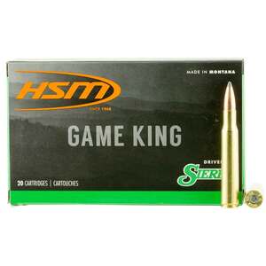 HSM Game King 30-40 Krag 150Gr SGSBT Rifle Ammo - 20 Rounds