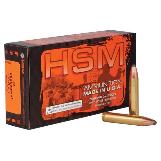 HSM 350 Legend 170gr SP Rifle Ammo – 20 Rounds