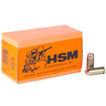 HSM 380 Auto (ACP) 100gr FP Handgun Ammo - 50 Rounds