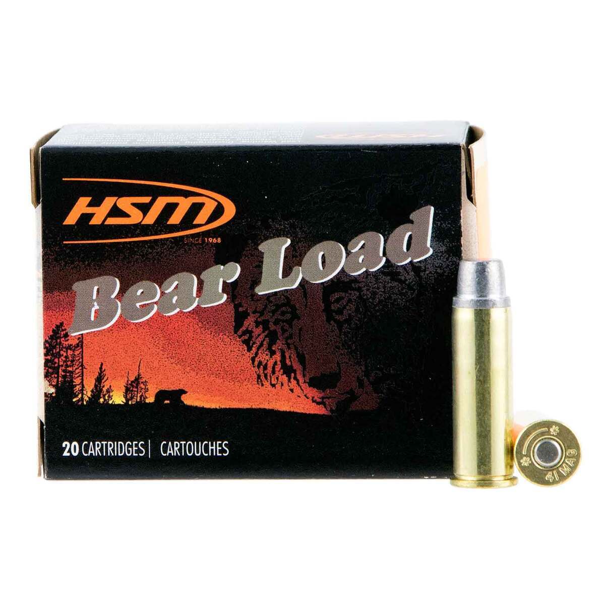 HSM Bear Load 41 Remington Magnum 230gr SWC Handgun Ammo - 20 Rounds HSM Bear Load 41 Remington Magnum 230gr SWC Handgun Ammo - 20 Rounds