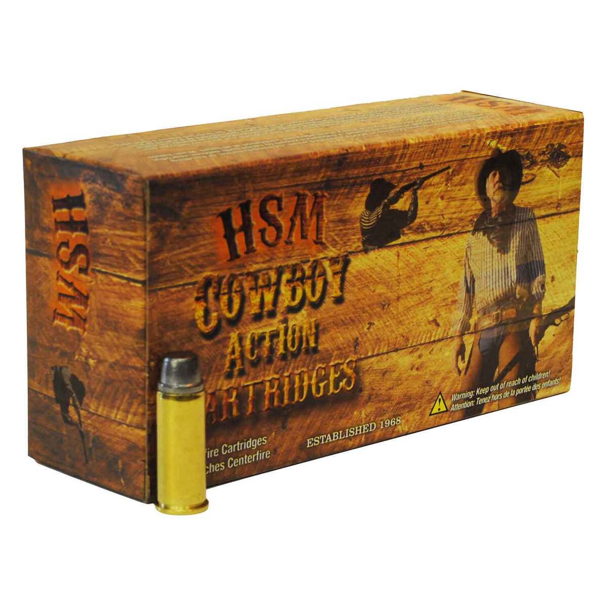 HSM Cowboy Action 44 Special 200gr RNFP Handgun Ammo - 50 Rounds HSM Cowboy Action 44 Special 200gr RNFP Handgun Ammo - 50 Rounds