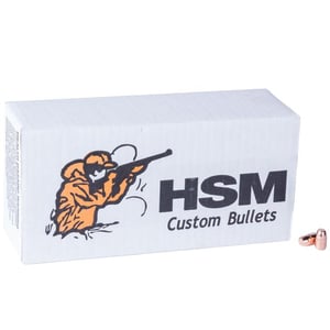 HSM 9mm 115gr Round Nose Plated Reloading Bullets