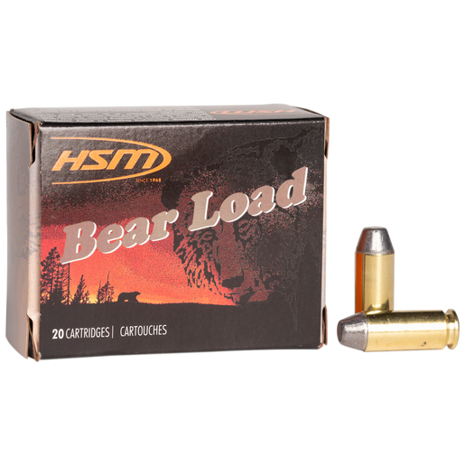HSM Bear Load 10mm Auto 200gr RNFP Handgun Ammo Ammo - 20 Rounds 20 Rounds Ammo