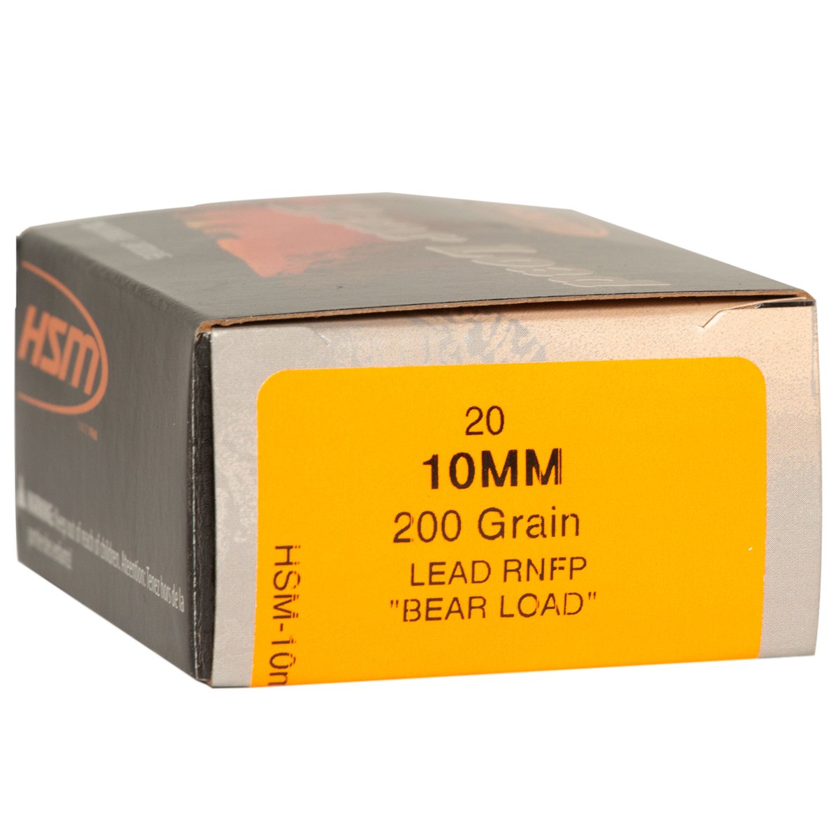 HSM Bear Load 10mm Auto 200gr RNFP Handgun Ammo - 20 Rounds HSM Bear Load 10mm Auto 200gr RNFP Handgun Ammo - 20 Rounds