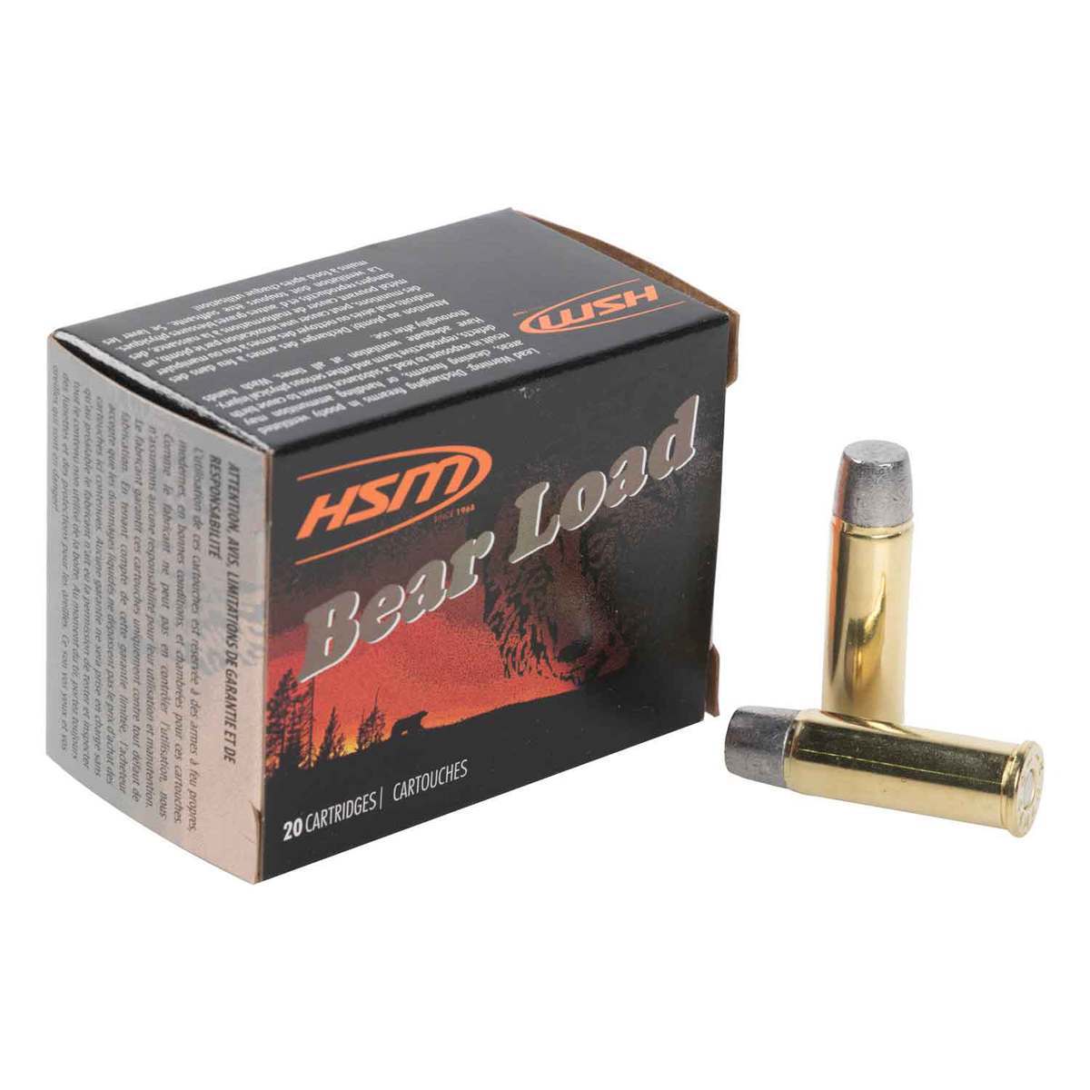 tab Solrig anspore HSM Bear Load 44 Magnum 305gr WFNGC Handgun Ammo - 20 Rounds | Sportsman's  Warehouse