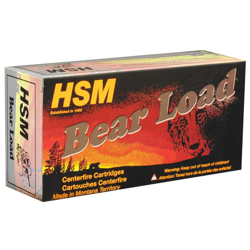 HSM Bear Load 454 Casull 325gr WFN Handgun Ammo Ammo - 50 Rounds 50 Rounds Ammo
