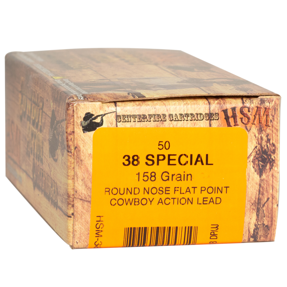 HSM Cowboy Action 38 Special 158gr RNFP Handgun Ammo - 50 Rounds HSM Cowboy Action 38 Special 158gr RNFP Handgun Ammo - 50 Rounds