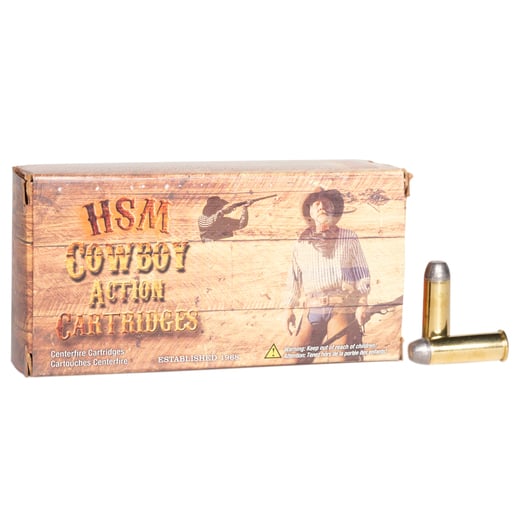 HSM Cowboy Action 44-40 Winchester 200gr RNFP Rifle Ammo Ammo - 50 Rounds 50 Rounds Ammo