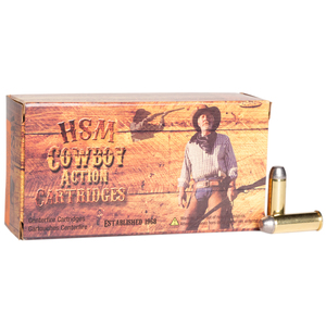 HSM Cowboy Action 44 Magnum 200gr RNFP Handgun Ammo - 50 Rounds