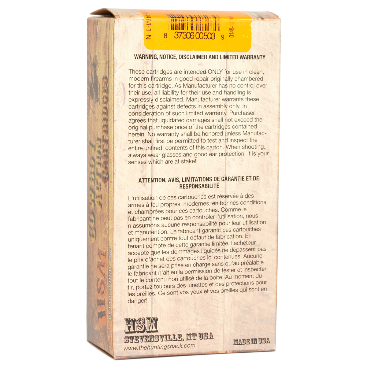 HSM Cowboy Action 44 Magnum 240gr SWC Handgun Ammo - 50 Rounds HSM Cowboy Action 44 Magnum 240gr SWC Handgun Ammo - 50 Rounds