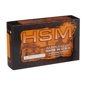 HSM Lead Free 300 WSM (Winchester Short Mag) 180gr TSX BT Rifle Ammo - 20 Rounds