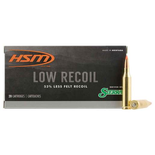 HSM Low Recoil 30-06 Springfield 150gr OPT Rifle Ammo Ammo - 20 Rounds 20 Rounds Ammo