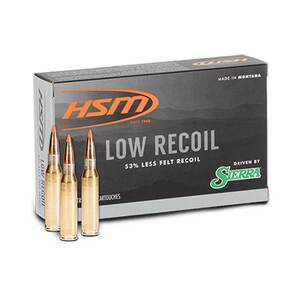 HSM Low Recoil 300 Winchester Magnum 150gr Rifle Ammo - 20 Rounds