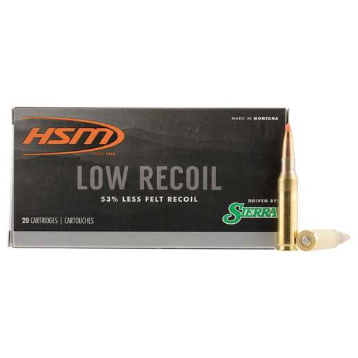 HSM Low Recoil 308 Winchester 150gr OPT Rifle Ammo Ammo - 20 Rounds 20 Rounds Ammo