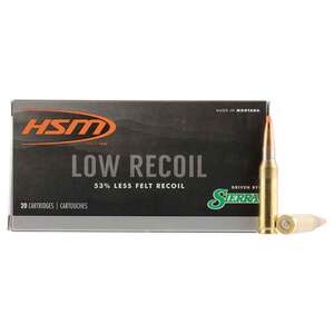 HSM Low Recoil 7mm-08 Remington 140gr OPT Rifle Ammo - 20 Rounds