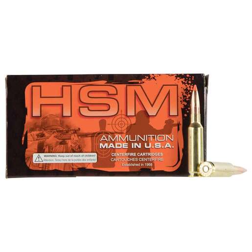 HSM Match 223 Remington 90gr SMBTHP Rifle Ammo – 50 Rounds