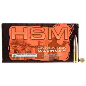 HSM Match 300 AAC Blackout 208gr AMX Rifle Ammo - 20 Rounds