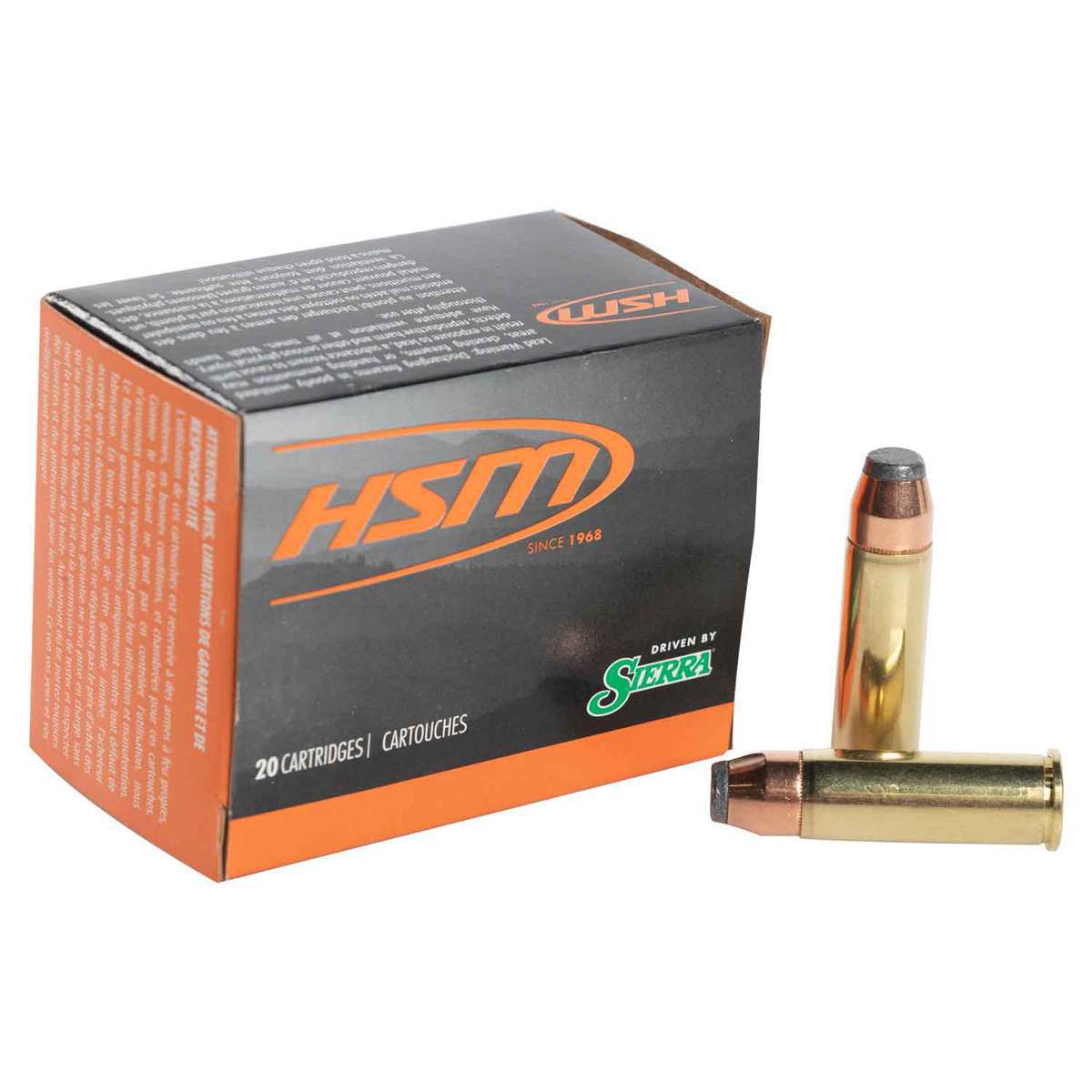 HSM Pro Pistol Hunter 44 Magnum 300gr JSP Handgun Ammo - 20 Rounds HSM Pro Pistol Hunter 44 Magnum 300gr JSP Handgun Ammo - 20 Rounds