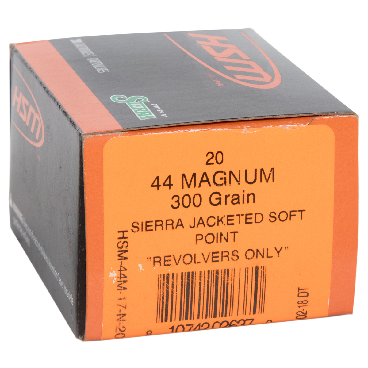 HSM Pro Pistol Hunter 44 Magnum 300gr JSP Handgun Ammo - 20 Rounds HSM Pro Pistol Hunter 44 Magnum 300gr JSP Handgun Ammo - 20 Rounds