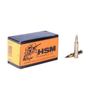 HSM Re-manufactured 223 Remington 55gr SP Rifle Ammo - 50 Rounds
