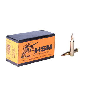 HSM Remanufactured 223 Remington 55gr FMJ Rifle Ammo - 50 Rounds
