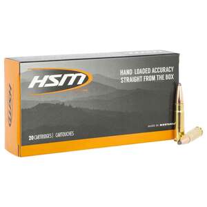 HSM Standard 300 AAC Blackout 150gr SPBT Rifle Ammo - 20 Rounds