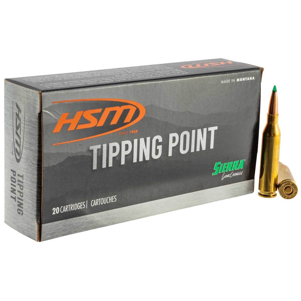 HSM Tipping Point 30-06 Springfield 165gr Sierra GC Rifle Ammo - 20 Rounds HSM Tipping Point 30-06 Springfield 165gr Sierra GC Rifle Ammo - 20 Rounds