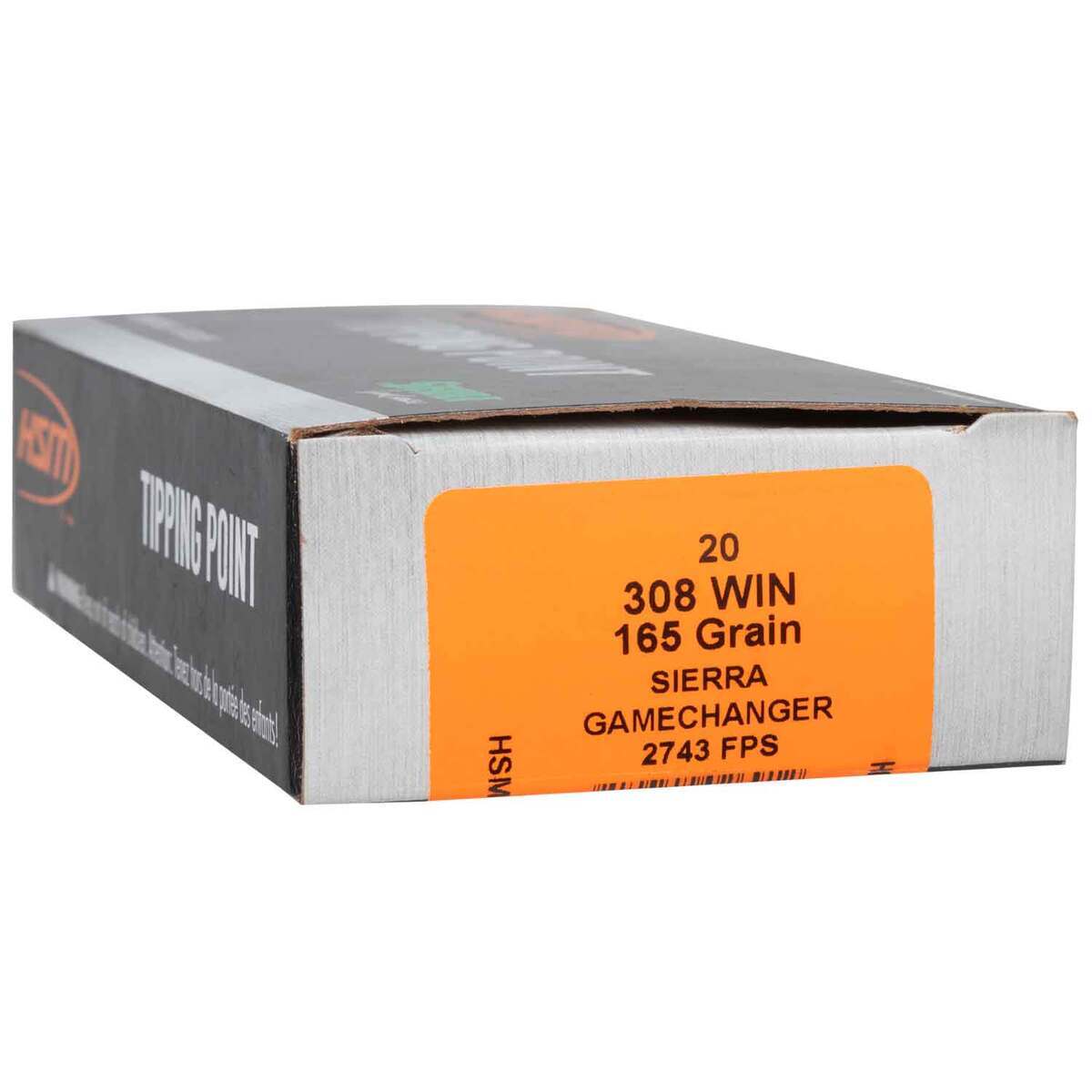 HSM Tipping Point 308 Winchester 165gr Ballistic Tip Rifle Ammo - 20 Rounds HSM Tipping Point 308 Winchester 165gr Ballistic Tip Rifle Ammo - 20 Rounds