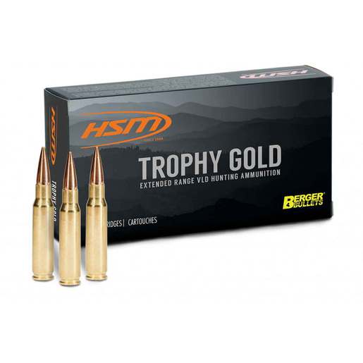 HSM Trophy Gold 243 Winchester 95gr VLD Rifle Ammo Ammo - 20 Rounds 20 Rounds Ammo