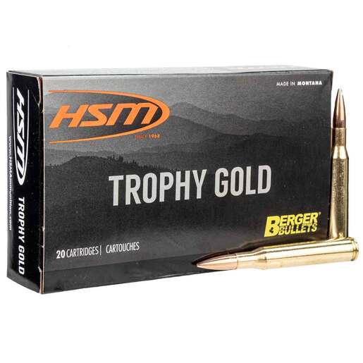 HSM Trophy Gold 270 Winchester 150gr VLD Rifle Ammo – 20 Rounds